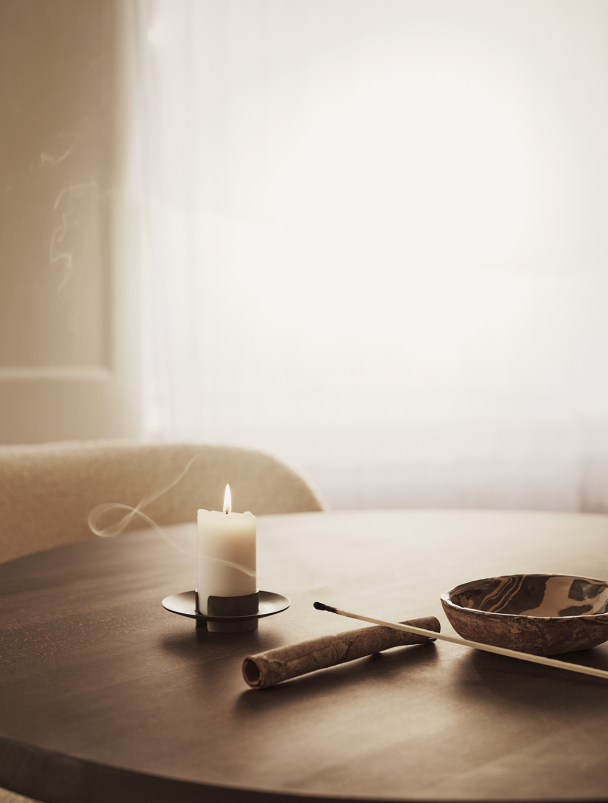 Blokklysholder - Sort messing - Image 2