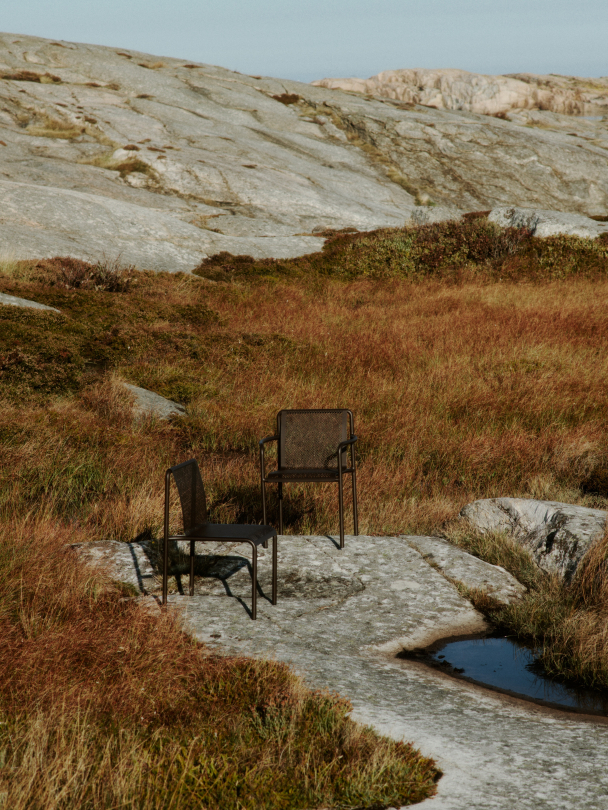 Dapple Stol med armlener - Mørk Sjokolade - Image 6