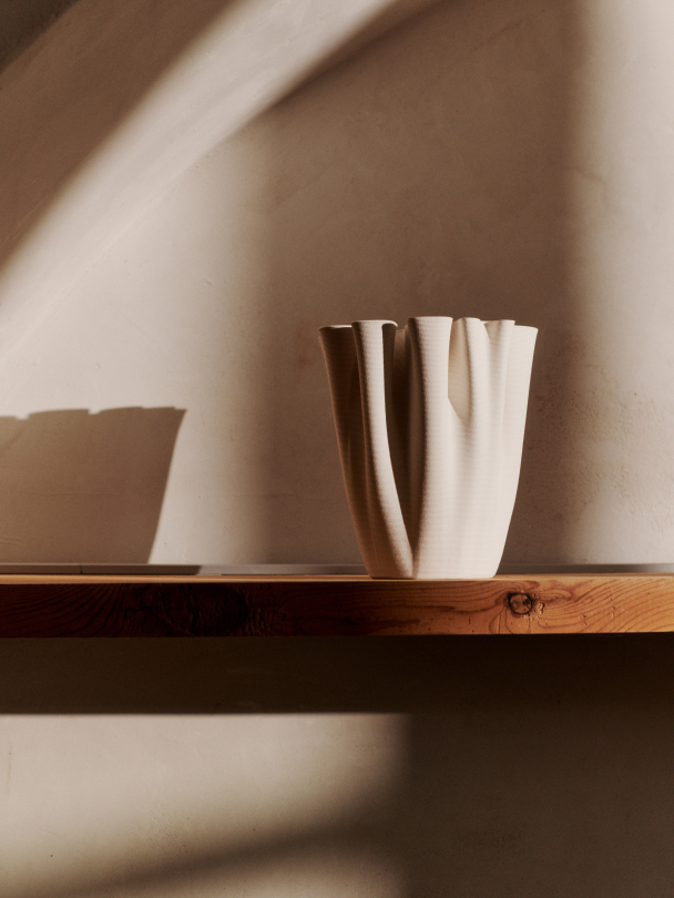 Dedali Vase Offwhite - Medium - Image 3