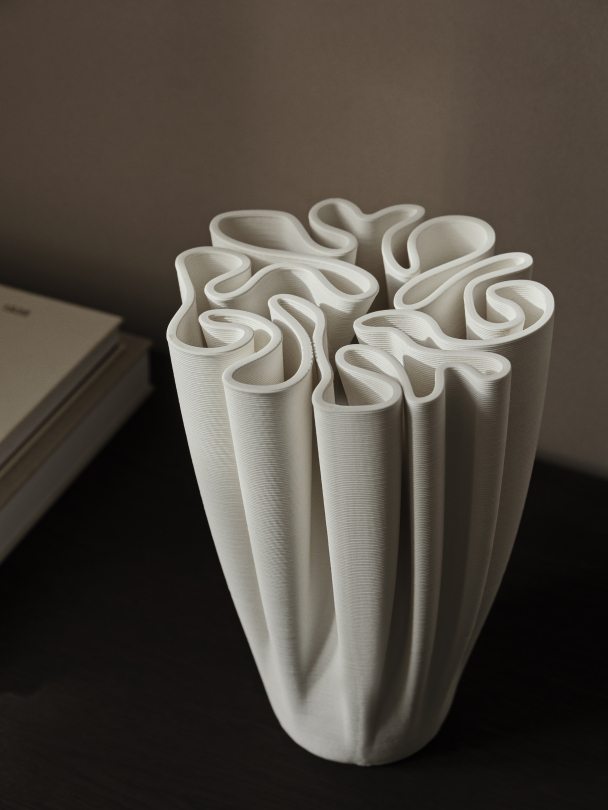 Dedali Vase Offwhite - Large - Image 4