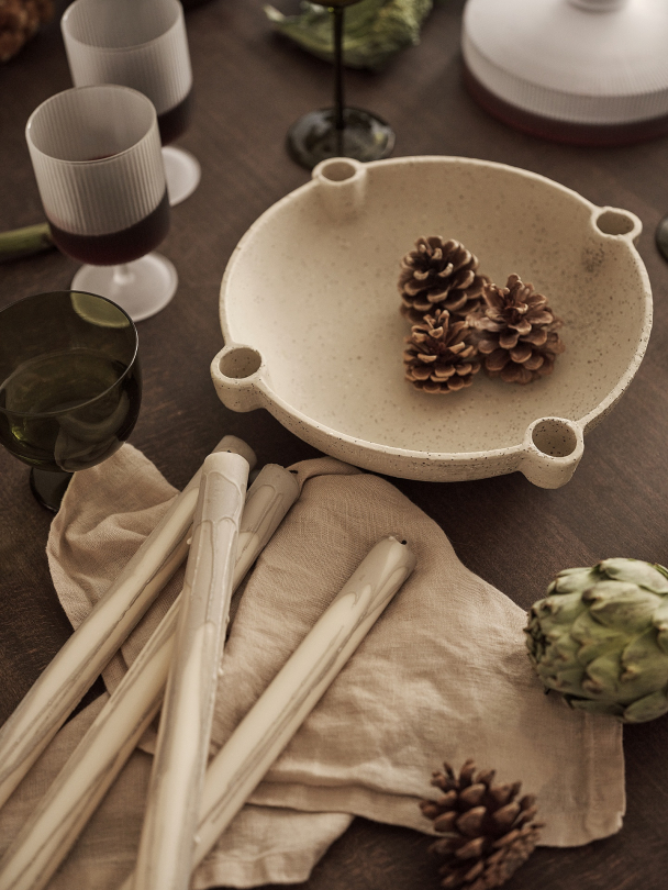 2 stk Dryp lys - Varm Grå - Image 4