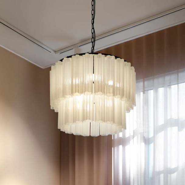 Fontaine Lysekrone 2-lags svart/hvit - Image 2