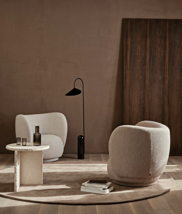 Stille Tufted Teppe Ø240 cm - Askebrun - Image 2