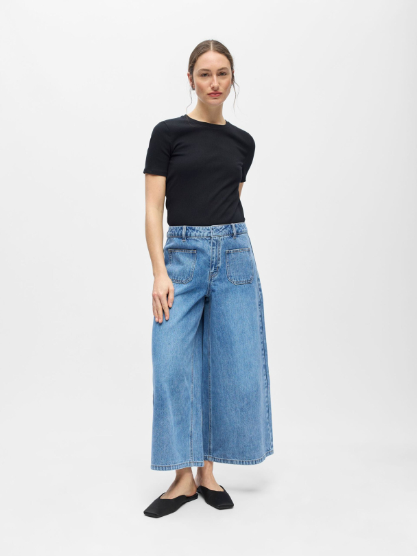 OBJFulla culotte denim jeans - Image 1