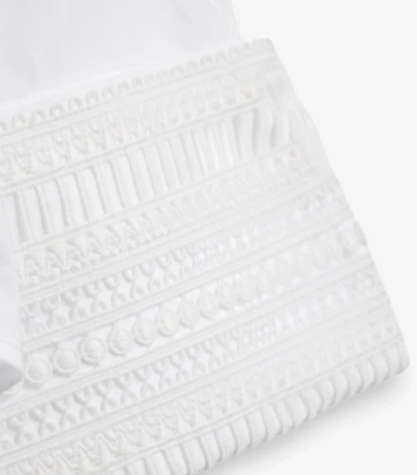 Atari Lace Shirt - White  - Image 3