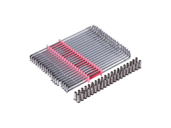 Spoke set 19", 215mm. Chrome