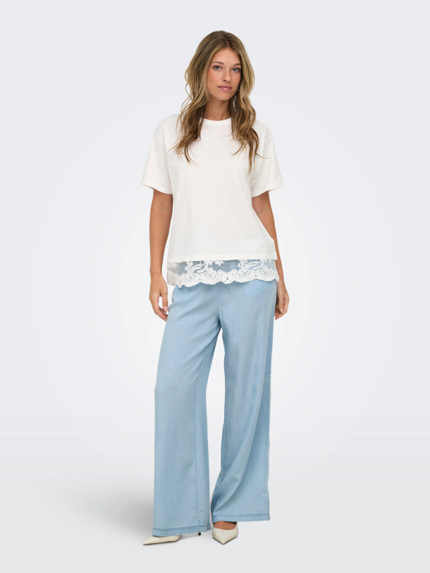 ONLCHARIS LIFE PULL UP TIE PANTS WVN CC - Image 4