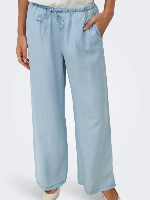 ONLCHARIS LIFE PULL UP TIE PANTS WVN CC - Image 5