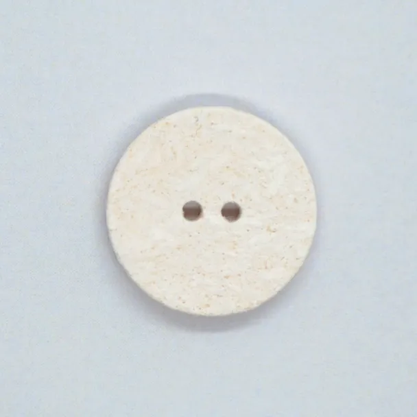 Knapp 2 hull resirkulert natur 15mm