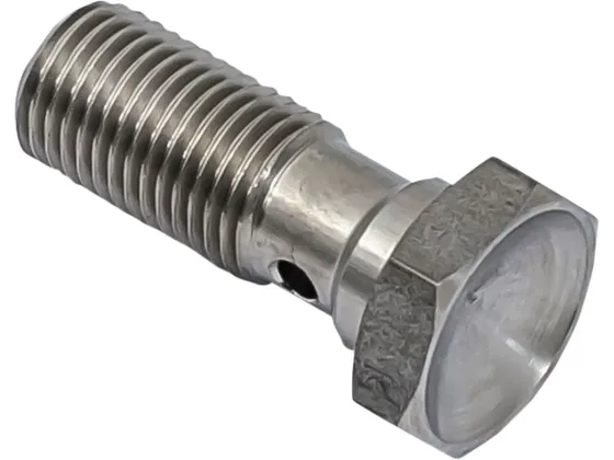 BANJO BOLT 3/8-24 LONG SS