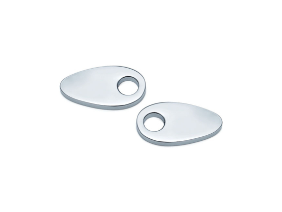 Fender strut cover plates chrome