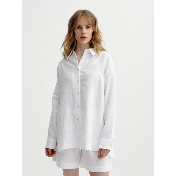 Copenhagen Linen Shirt Off-White