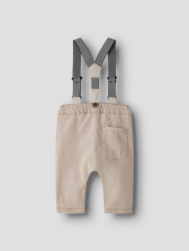 NBMBen bow tap pants, beige - Image 2