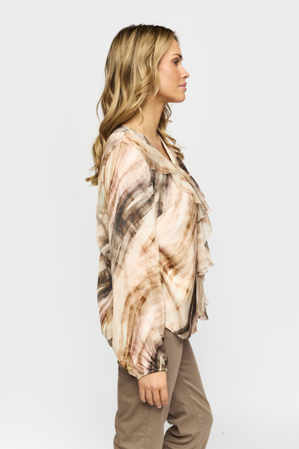 Jette Bluse Sand - Image 2
