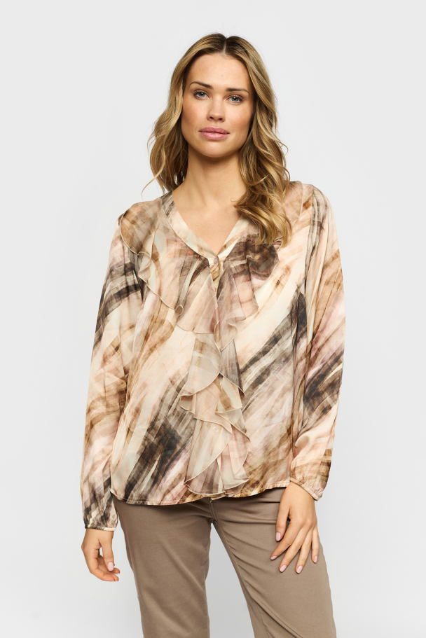 Jette Bluse Sand - Image 1