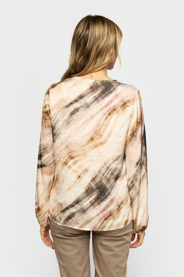 Jette Bluse Sand - Image 3