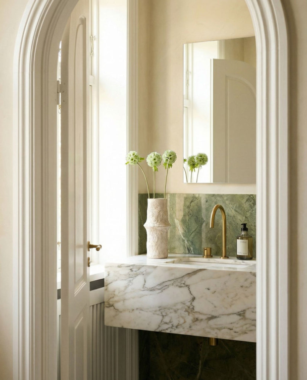 Lysegrønn Scabiosa Frøkapselblomst - Image 4