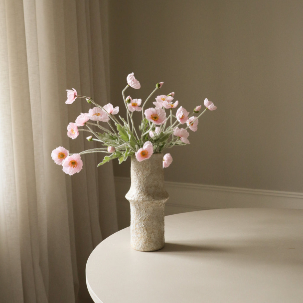 Lyserosa Valmueblomst - Image 3