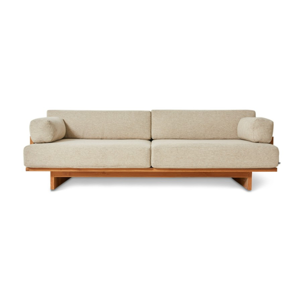 Utesofa Outdoor Teak naturlig - Image 1