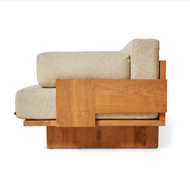 Utesofa Outdoor Teak naturlig - Image 5