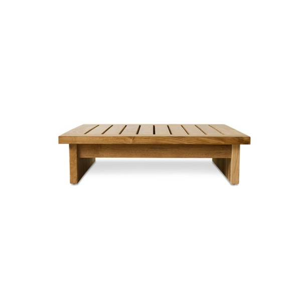 Puff Outdoor Hocker Teak botanisk - Image 3
