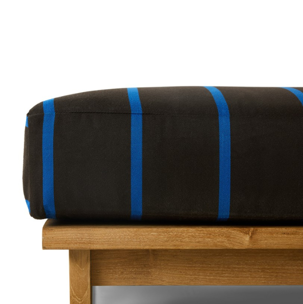 Puff Outdoor Hocker Teak brent himmel - Image 6