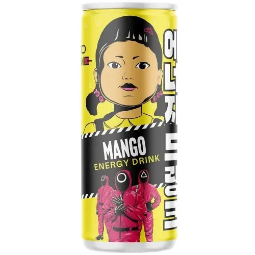 SQUID GAMES ENERGY DRINK MANGO FLAVOR 250ml