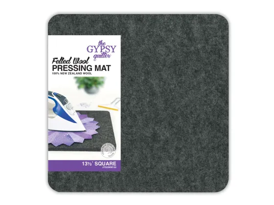 Wool Pressing Mat 13-1/2in x 13-1/2in x 1/2in Thick 