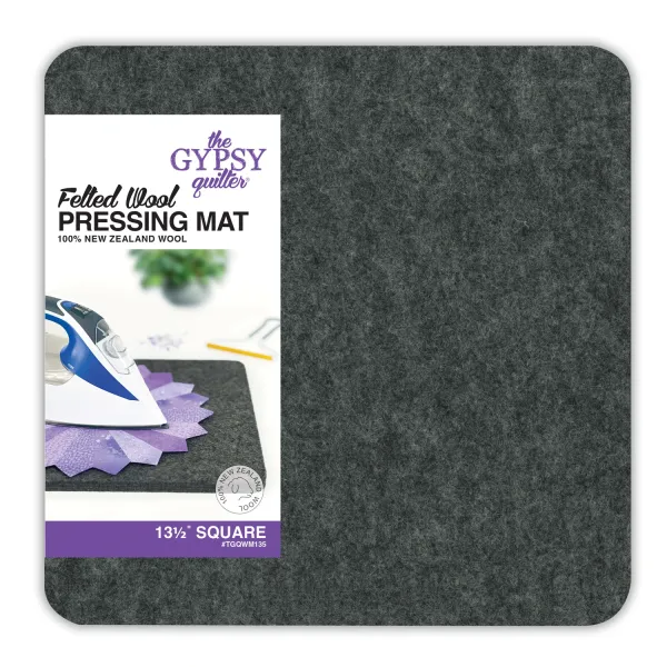 Wool Pressing Mat 13-1/2in x 13-1/2in x 1/2in Thick 