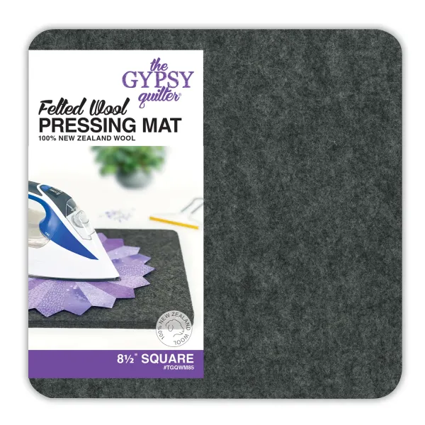 Wool Pressing Mat 8-1/2in x 8-1/2in x 1/2in Thick 