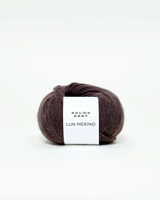 Lun Merino mørk sjokolade 06