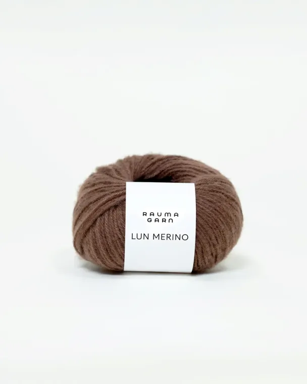 Lun Merino kanelbrun 18