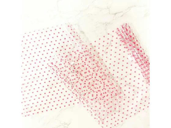Tiny Hearts Clear Vinyl TPU 