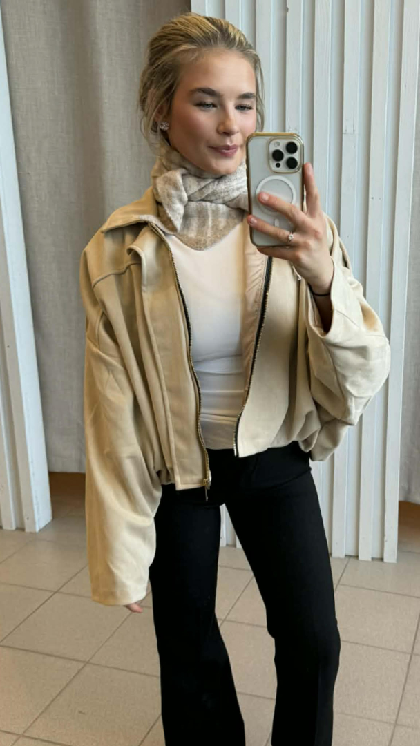 MdcKamelia jakke, beige - Image 4