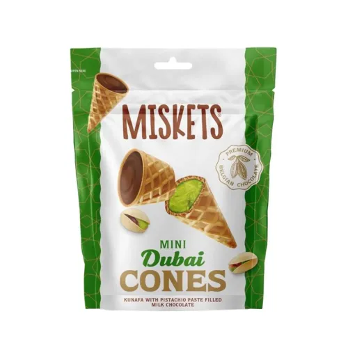 MISKETS CONES DUBAI MILK PISTACHIO 50g 