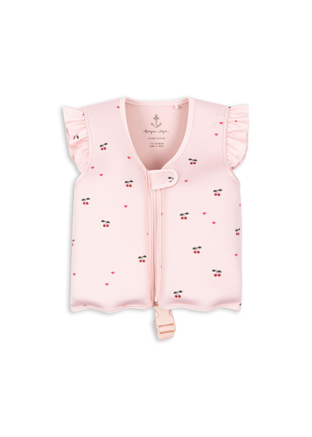 Avery Swim Vest - Cherry Coeur Rose - Image 1