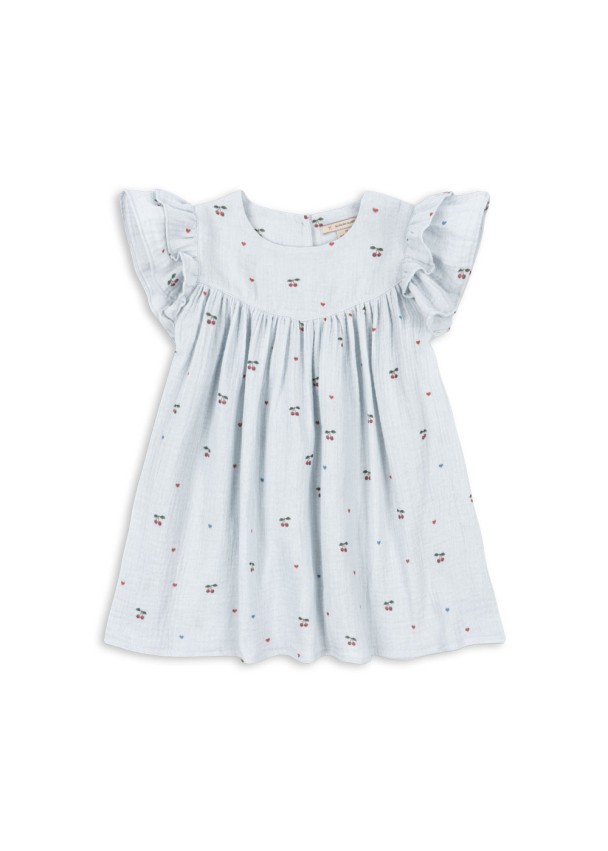 Coco Dress - Cherry Blue Coeur - Image 1