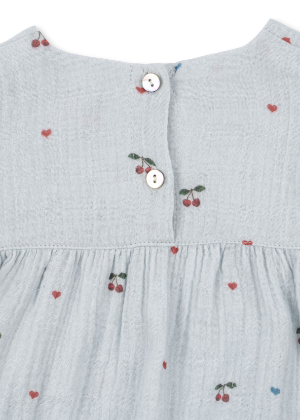 Coco Romper - Cherry Blue Coeur - Image 3