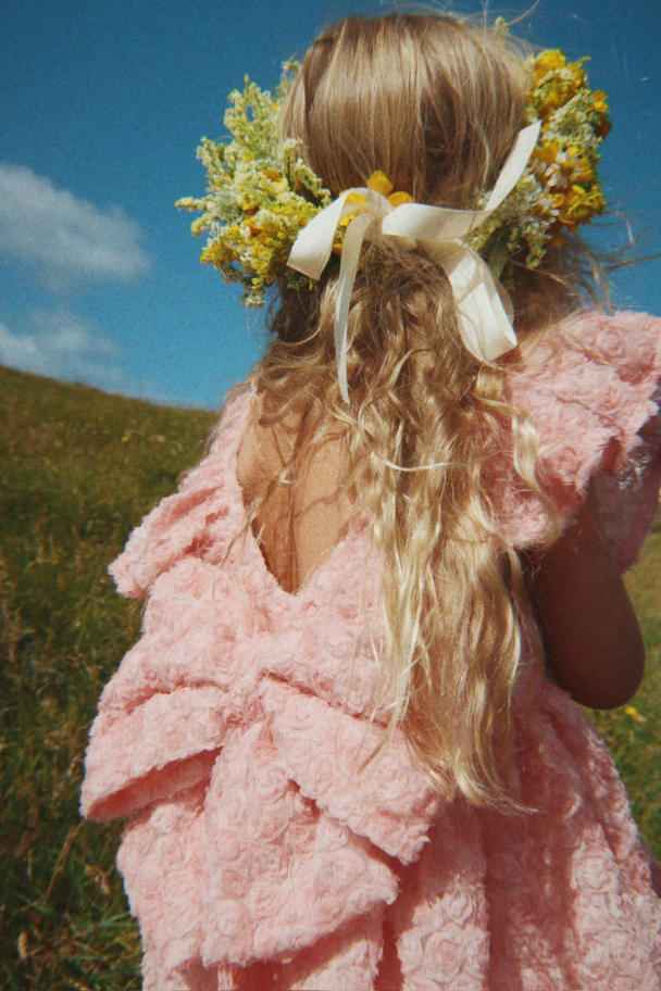 Ally Flower Dress - Veiled Rose - Image 6