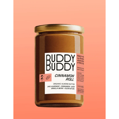 Økologisk Kanelbolle - Mandelsmør