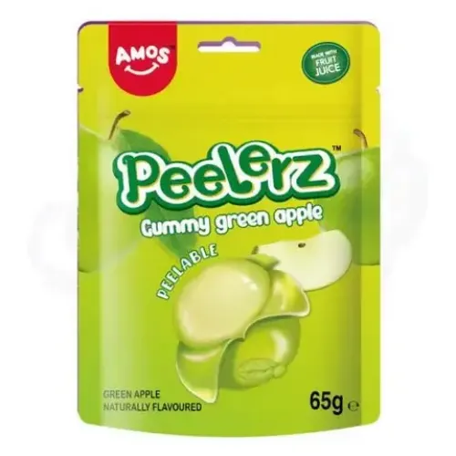 AMOS PEELERZ GUMMY APPLE 65g