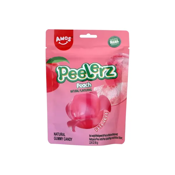 AMOS PEELERZ GUMMY PEACH 65g