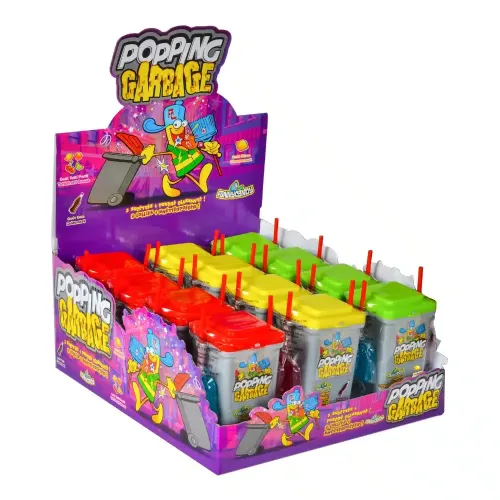 FUNNY CANDY POPPING GARBAGE 40g
