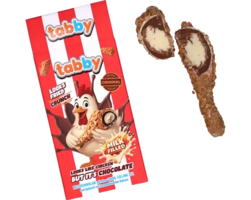 TABBY CHICKEN LEG CRUMBLE CHOCOLATE 50g
