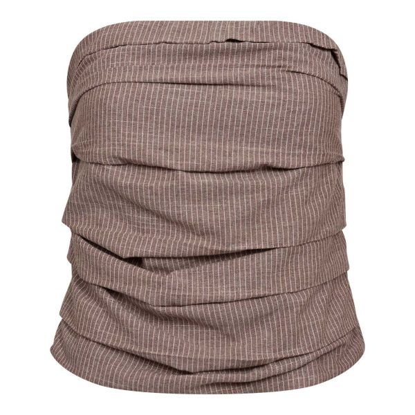 JihoCC Stripe Tube Top fra Co'Couture