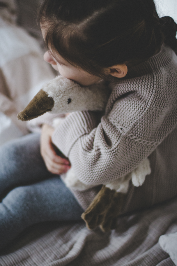 Gås Varme/Kjølepute liten - Hvit - Image 4