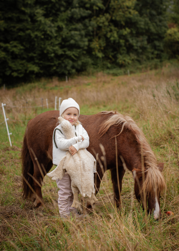 Gås Varme/Kjølepute stor - Linen - Image 3