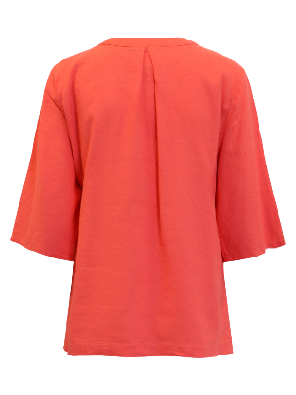 Bluse Lin 220332 Korall - Image 2