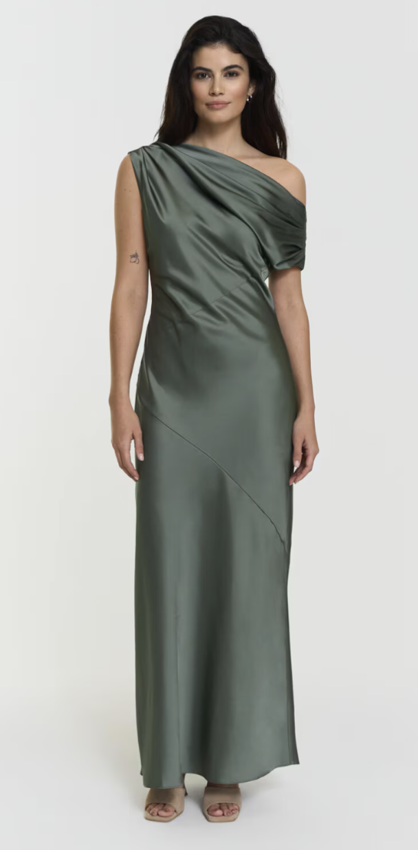 Vanessa Satin Dress - Image 2