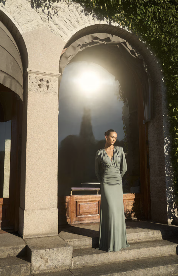 Kamelia Dress - Agave Green - Image 1